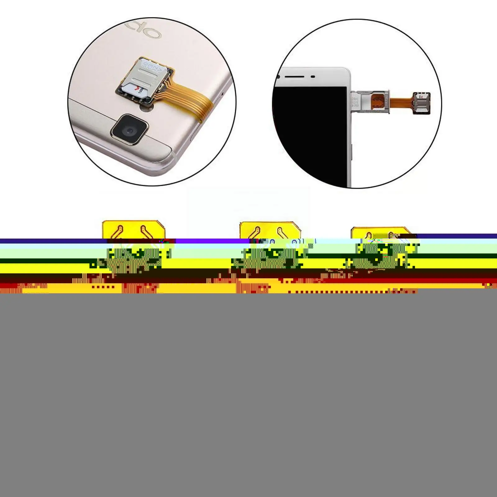 

SIM Extender Card Reader Micro SD Hybrid Double Dual-Sim Card Nano Sim Extension Adapter For Xiaomi Redmi P7M2