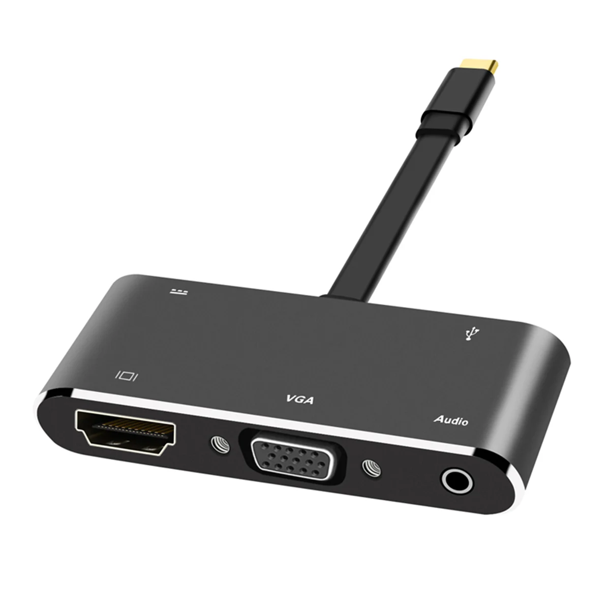 

1 Pc Type C to HDMI 4K 3.5mm Audio VGA USB3.0 Converter for Huawei P20 Projector HDTV