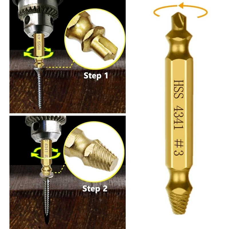 5/6 шт. поврежденный винт Φ набор сломанный удалитель болтов экстрактор