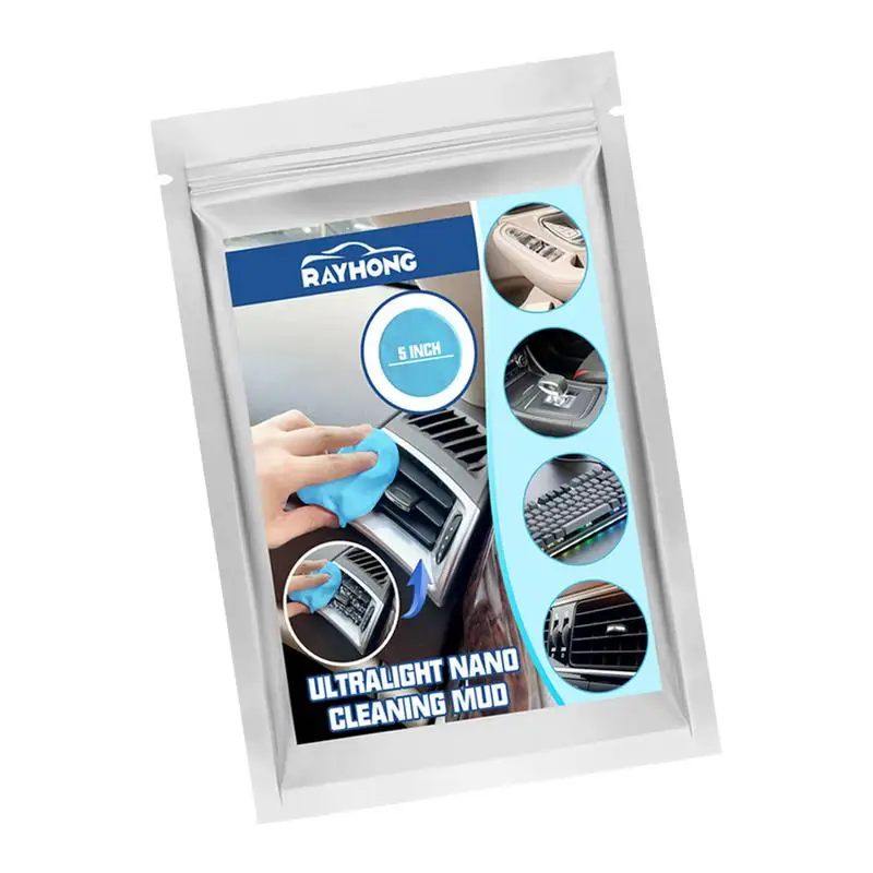 

Car Cleaning Gel Auto Vent Magic Dust Remover Glue Interior Mud Putty Dust Remover For Car Vents Dashboard Laptops And Cameras