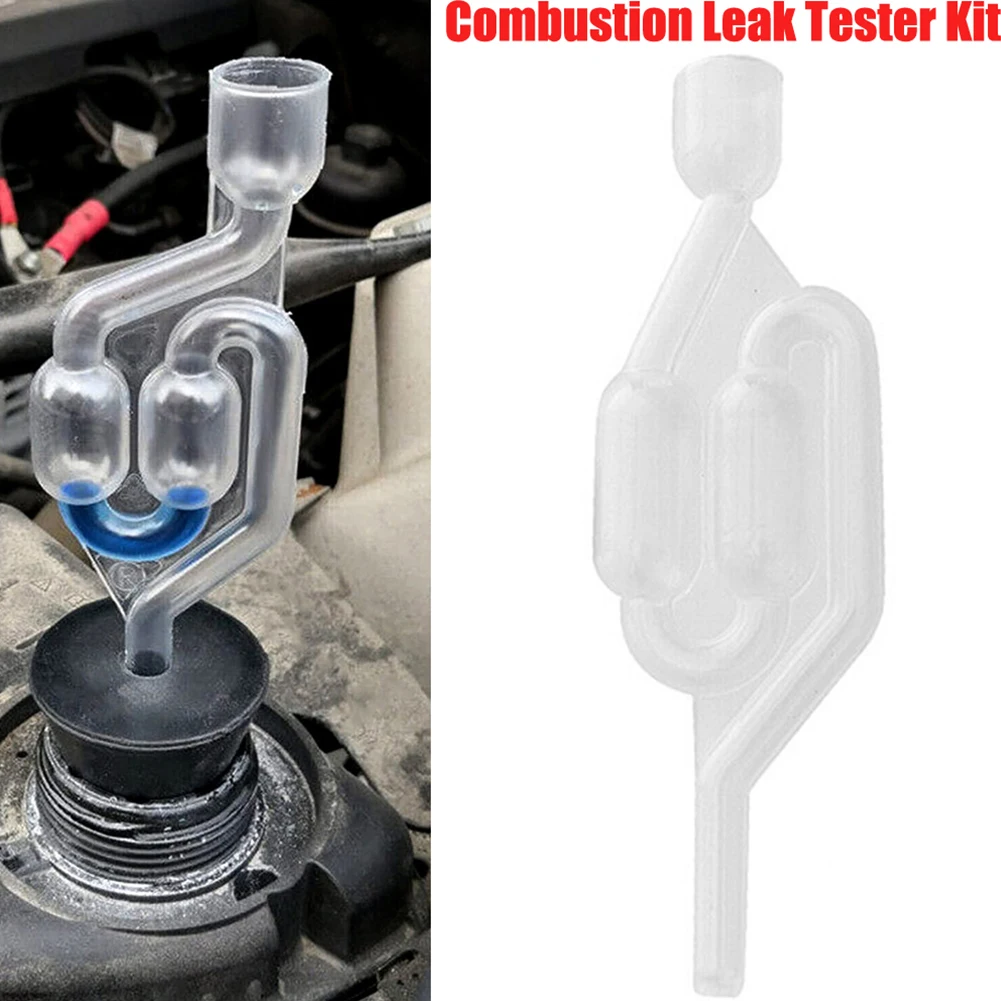 

1Pcs Combustion Leak Detector Tester Tool Detector Head Gasket Block 30ml Fluid Petrol/Diesel Combustion Leak Detector