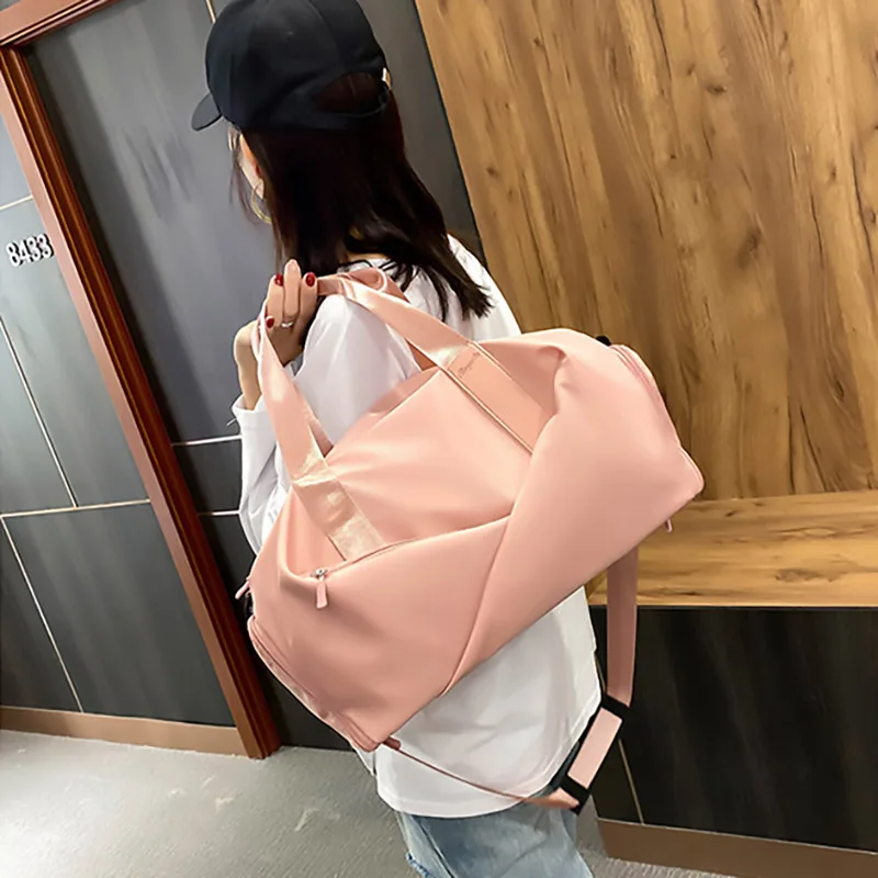Fashion Fitness travel bag for women 2022 summer nylon waterproof yoga gym sport bags large capacity crossbody bag handbag sac