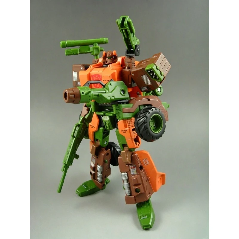 Фото В наличии: Коллекционная модель робота Hasbro Transformers Classic Toy 30th Anniversary Voyager Class Roadbuster, шарнирная, подарочная. №5