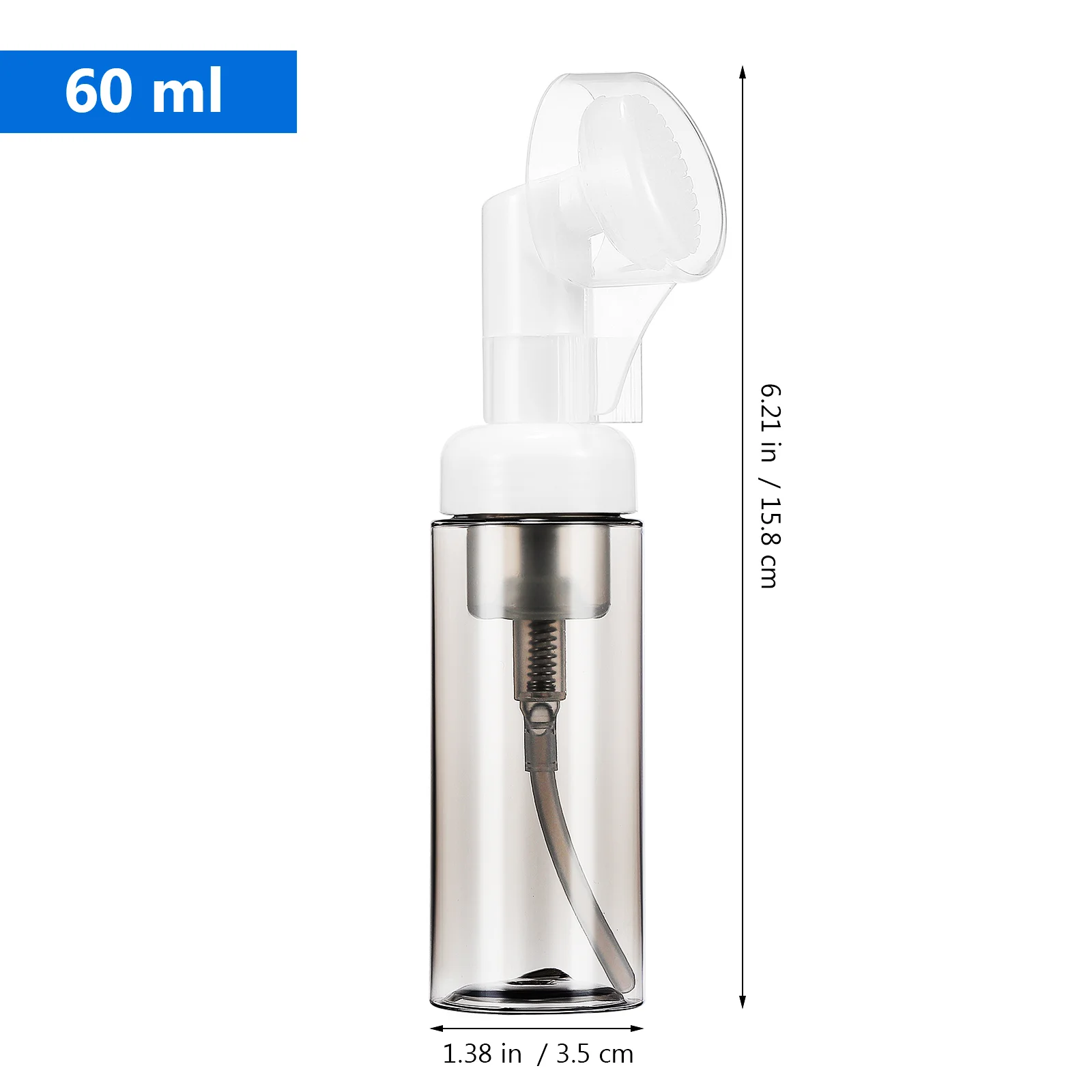 4 шт. упаковка-дозатор пустая пена для бутылок 60 мл 2 прозрачные черные + зеленые