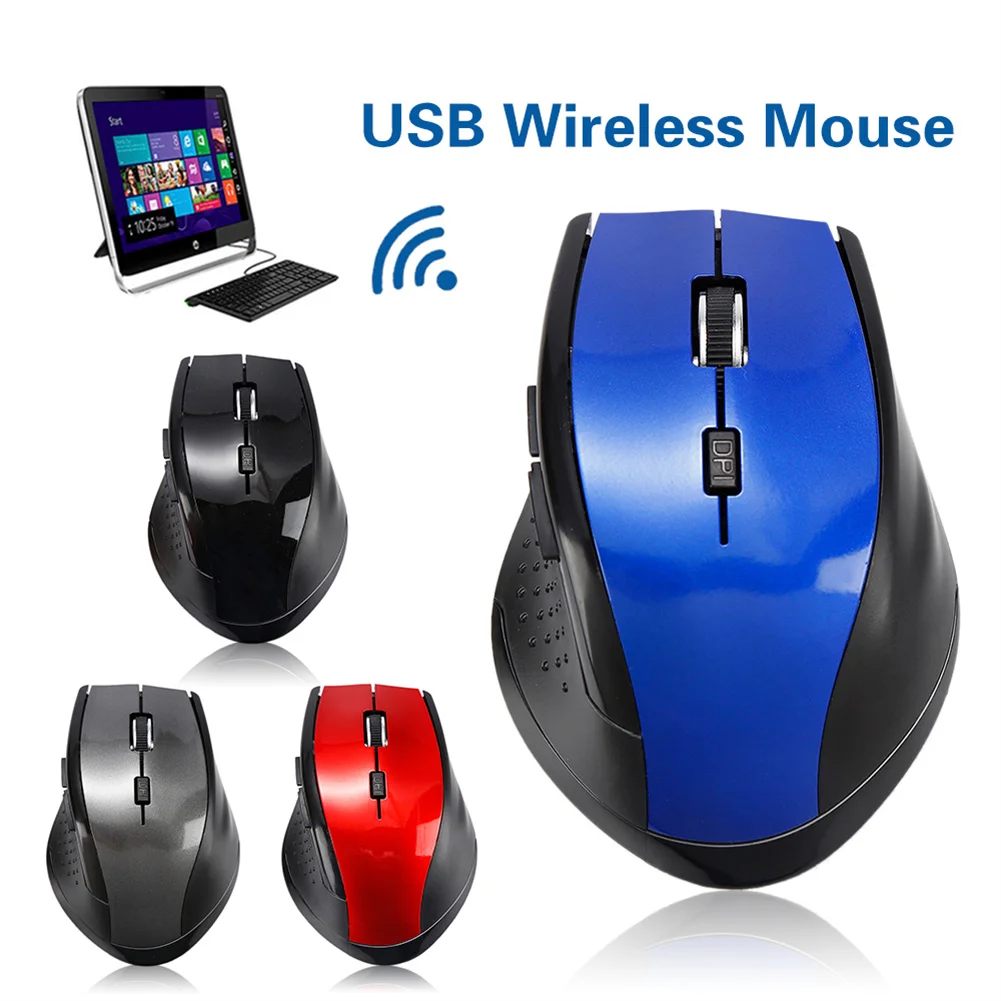 

Gaming Wireless Mouse Ergonomic Mouse 6 Keys 2.4GHz Mause Gamer Computer Mouse Mice Wireless Mouse For Gaming Office Keyboards