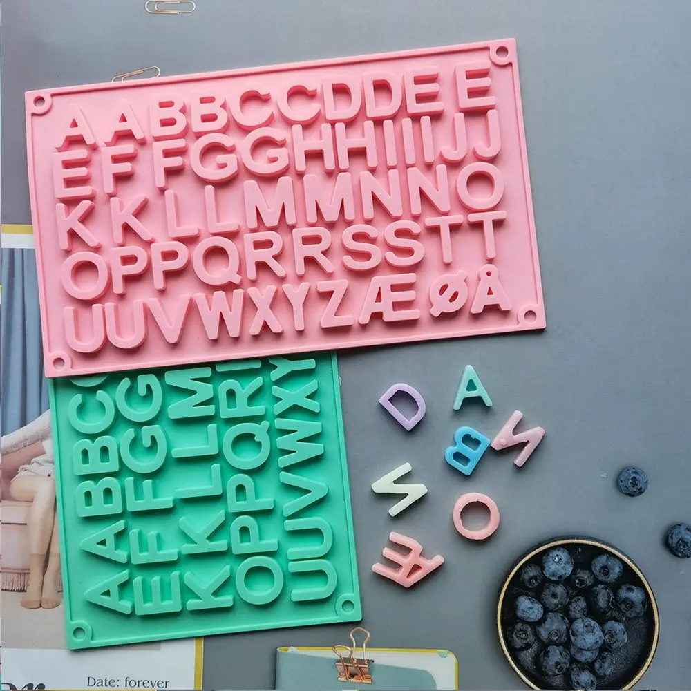 

26 Letter Silicone Chocolate Baking Mold DIY Cake Decoration Candy Jelly Fondant Cookies Molds Kitchen Tools Accessories
