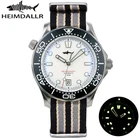 Heimdallr Titanium 007 Sea Ghost NTTD мужские часы для дайвинга 20 атм NH35A мужские часы с автоматическим перемещением t C3 Светящийся синий черный белый циферблат
