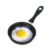 12cm long handle mini nonstick frying pan protable omelette poached egg cooking pots saucepan kitchenware kitchen supplies