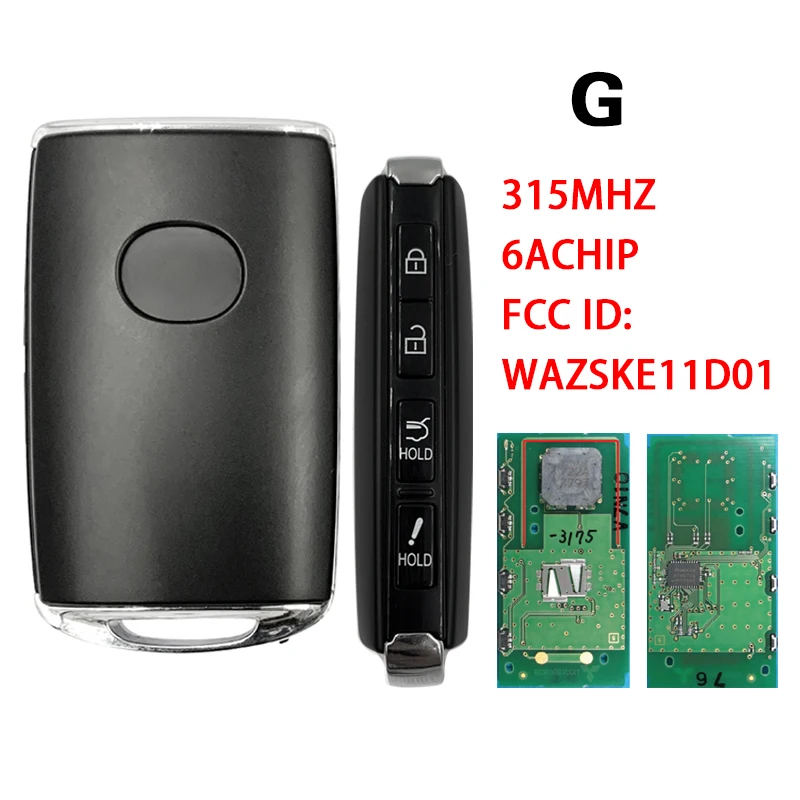 

CN026061 для Mazda 2019-2021 умный дистанционный ключ PN: BCKA-675RYA WAZSKE11D01, послепродажное обслуживание с чипом 315 МГц 6 А