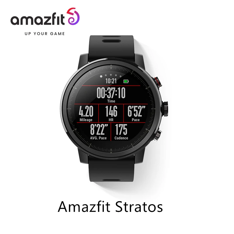 Оригинальные Смарт-часы Amazfit Stratos + 2S для фитнеса спортивные часы Android IPhone 5ATM