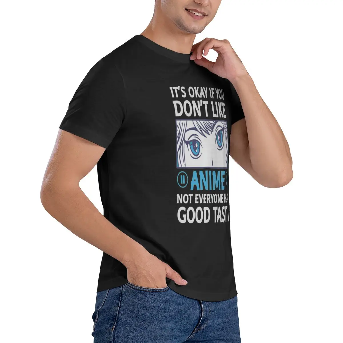 Funny It S Okay If You Don T Like Мужская футболка в стиле аниме Топы с принтом свободные и