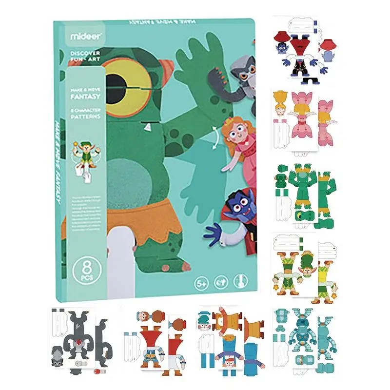 

Folding Paper Kit Craft Paper Kit with Instructional Guide Colorful Folding Paper Book for KidsTraining and Brain Development​