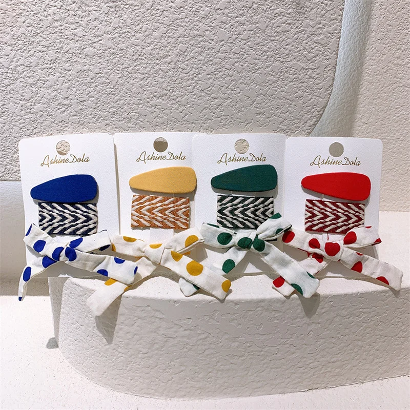 

Заколки для волос в горошек для девочек, простые милые детские зажимы в форме капель воды, модные аксессуары для волос, 2022