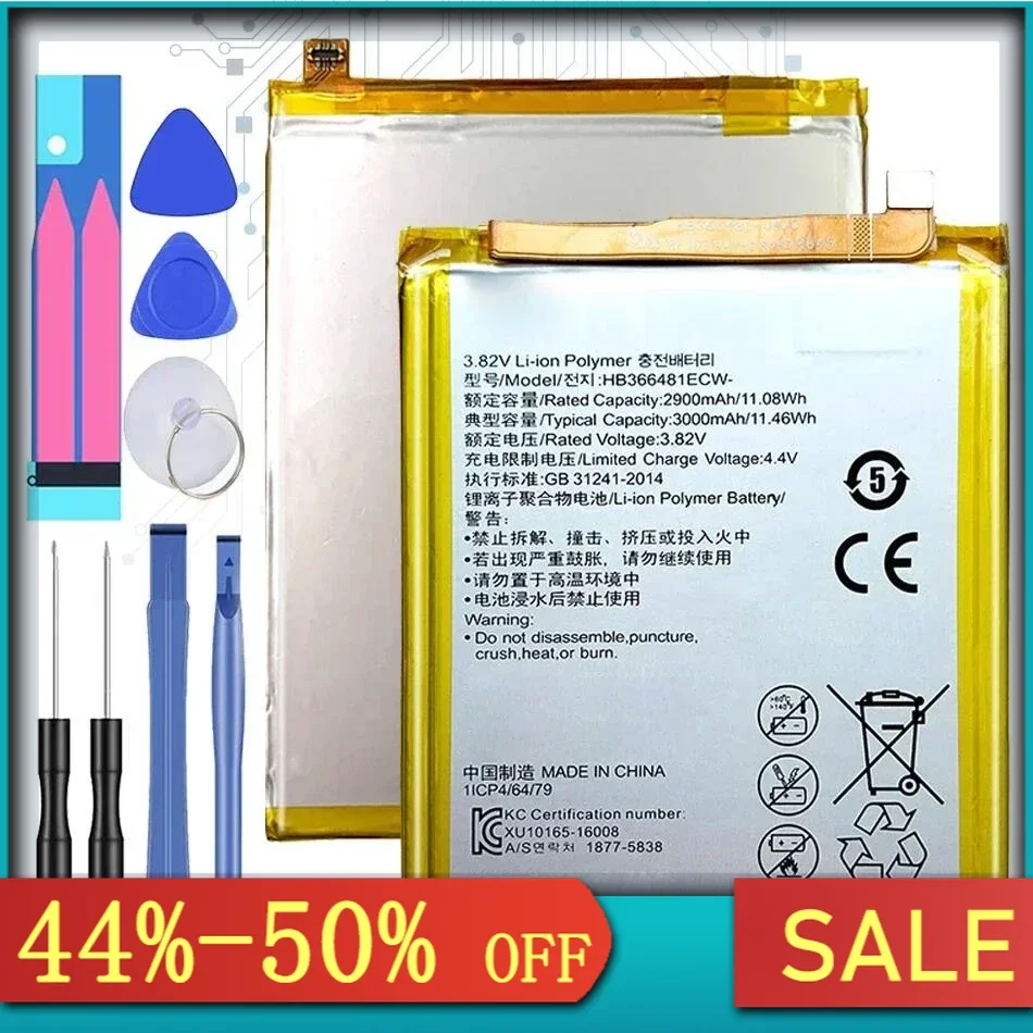 Аккумулятор для Huawei Honor 7X 8 8A 8S 8C 8X 9 9i 10 10i 20 20i Pro Lite STF-L09 STF-AL10/Mate X RS G7 G8 G8X G9 G10 Plus