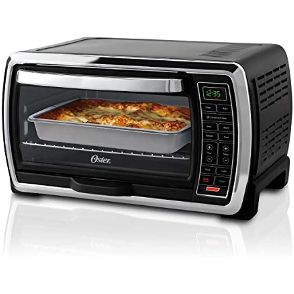 

Toaster Oven | Digital Convection Oven, Large 6-Slice Capacity, Black/Polished Stainless