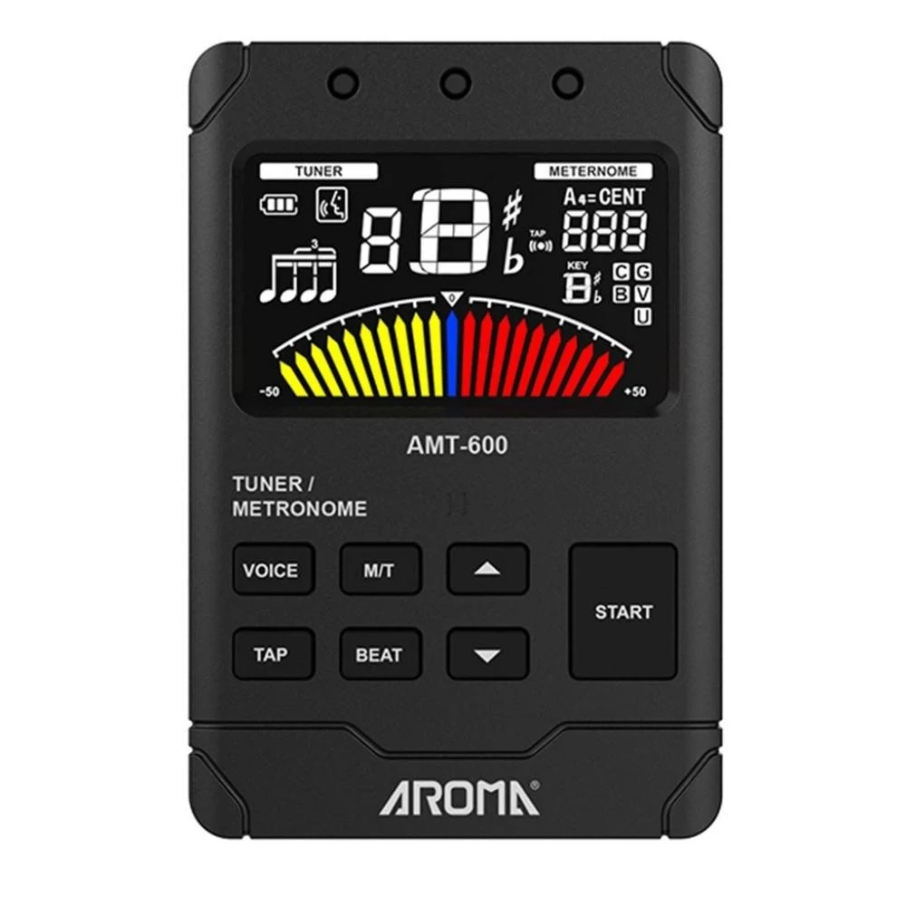 

AROMA AMT-600 3 в 1 тюнер метроном/тюнер/тональный генератор Mini Stomp Chromatic
