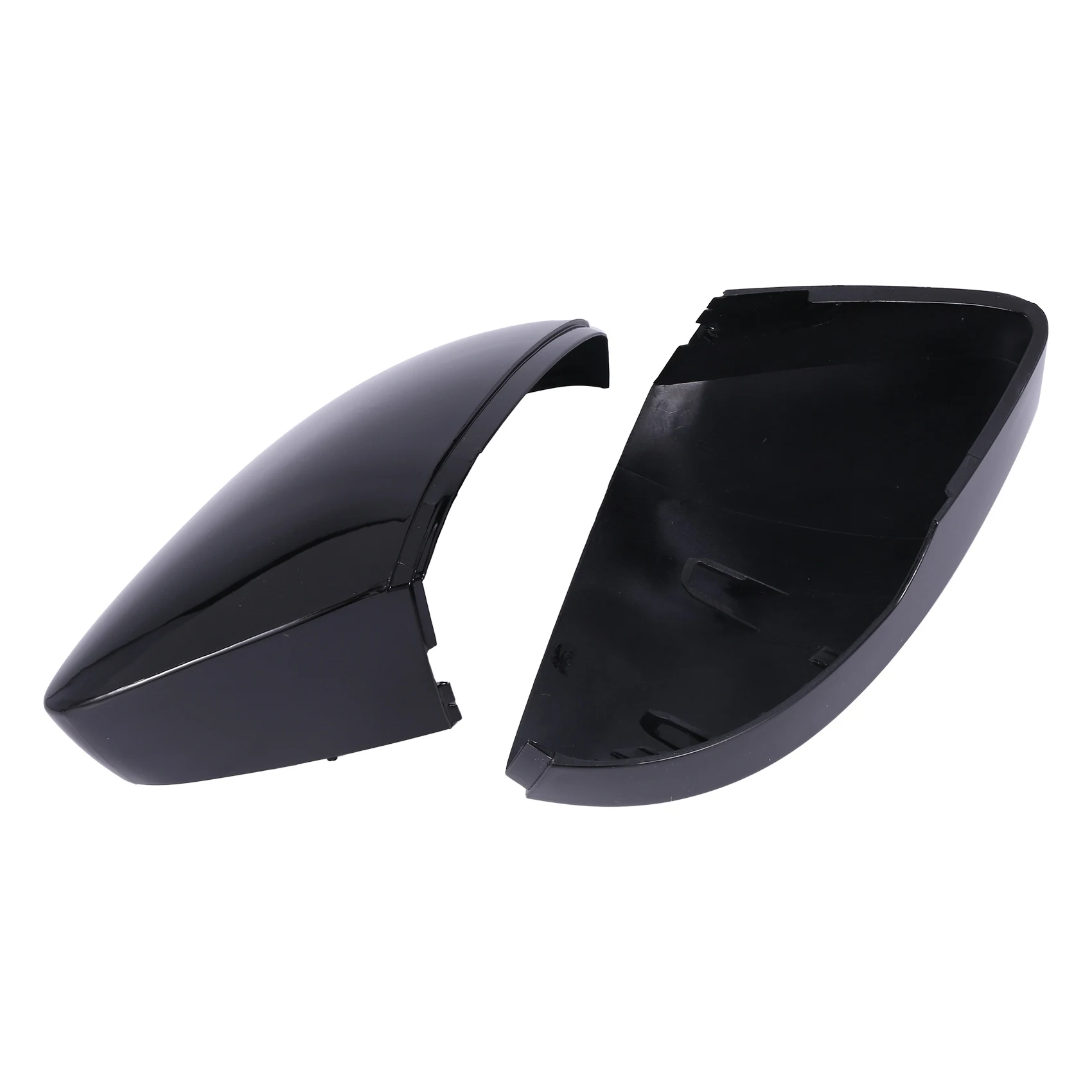 

Glossy Black Car Rearview Mirror Covers Side Wing Mirror Caps for Skoda Octavia Mk3 A7 5E 2014-2019 for T-ROC