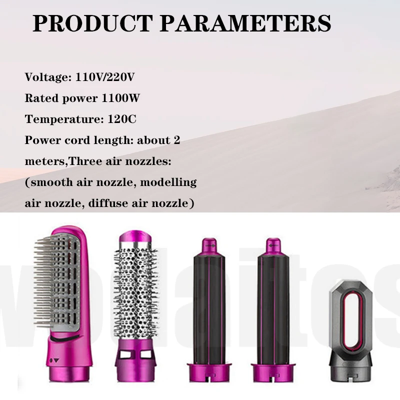 Фен электрический с отрицательными ионами 5 в 1 |