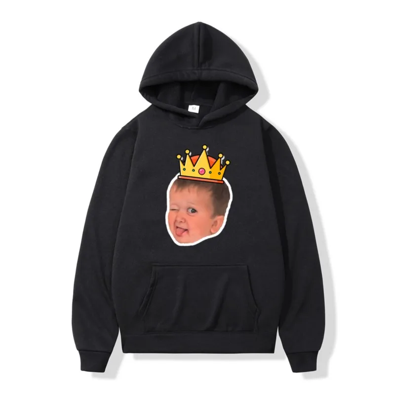 

Hot Hasbulla Team Hoodie Men Women Cartoon Print Sweatshirt Unisex Streetwear Hip Hop Style Hooded Pullover Tops Clothes Male