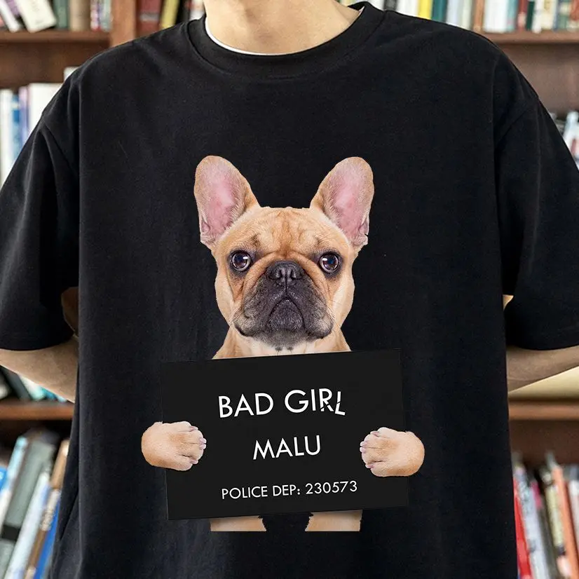 

Оригинальная креативная футболка с собакой из тюрьмы, Мужская футболка с коротким рукавом, уличный топ из чистого хлопка высокого качества, летнее пальто большого размера, бесплатная доставка