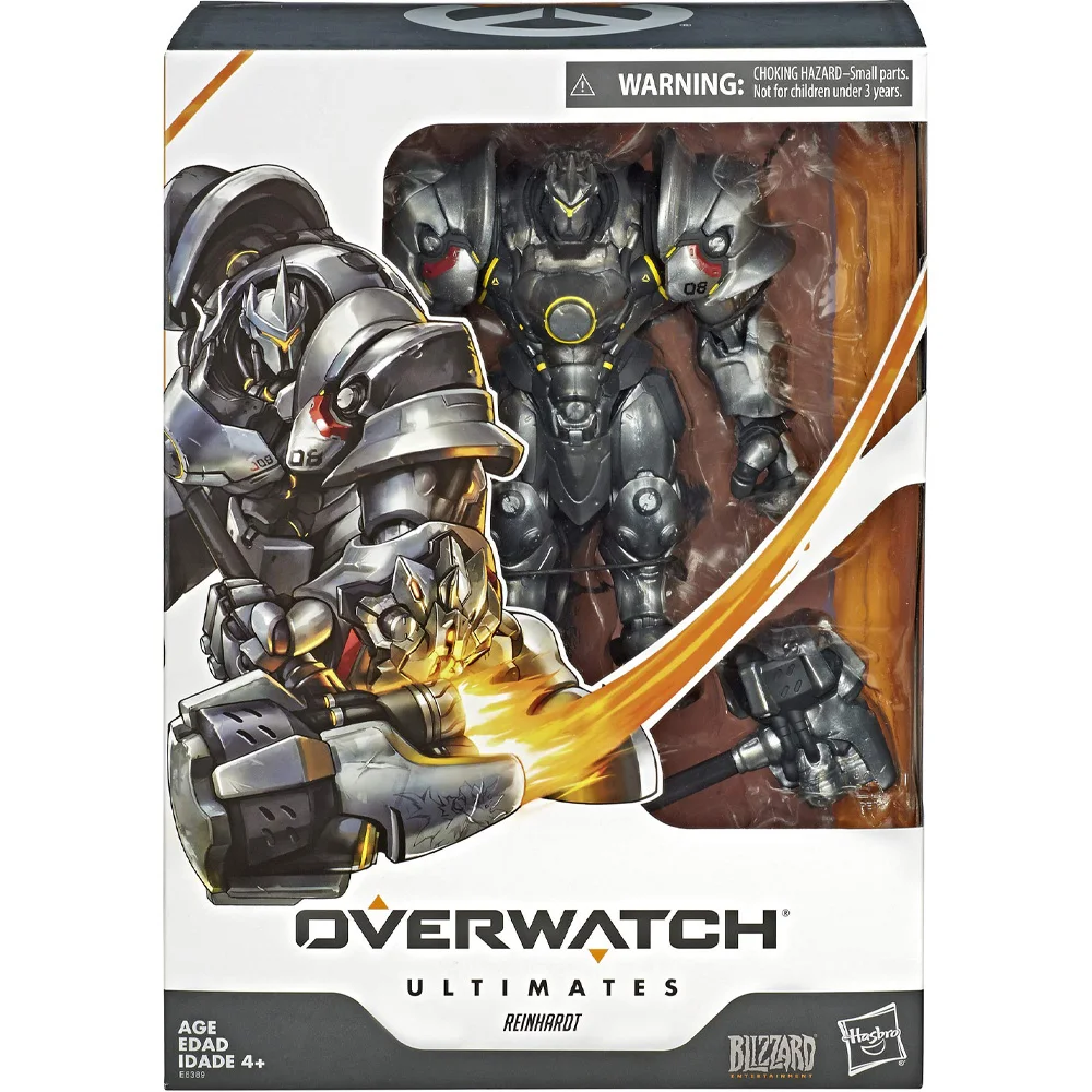 

Hasbro Overwatch Ultimates Series Reinhardt 6" Collectible Action Figure Gifts for Kids Model Toys