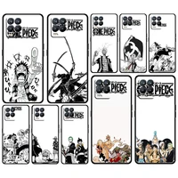 hot anime one piece cool for oppo gt master find x5 x3 realme 9 8 6 c3 c21y pro lite a53s a5 a9 2020 black phone case cover capa