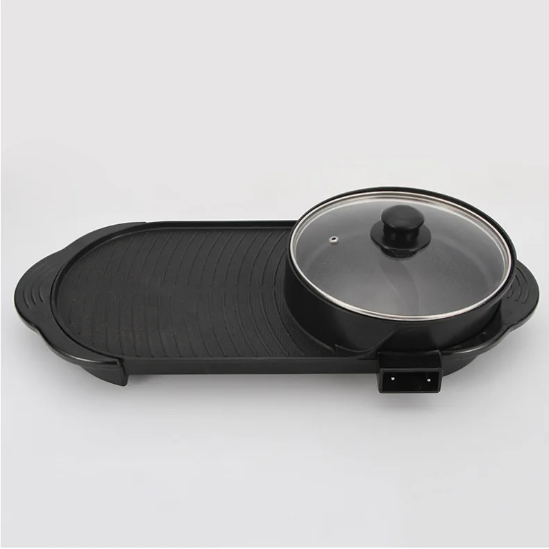 Горячий горшок для барбекю в Корейском стиле домашняя жареная рыба