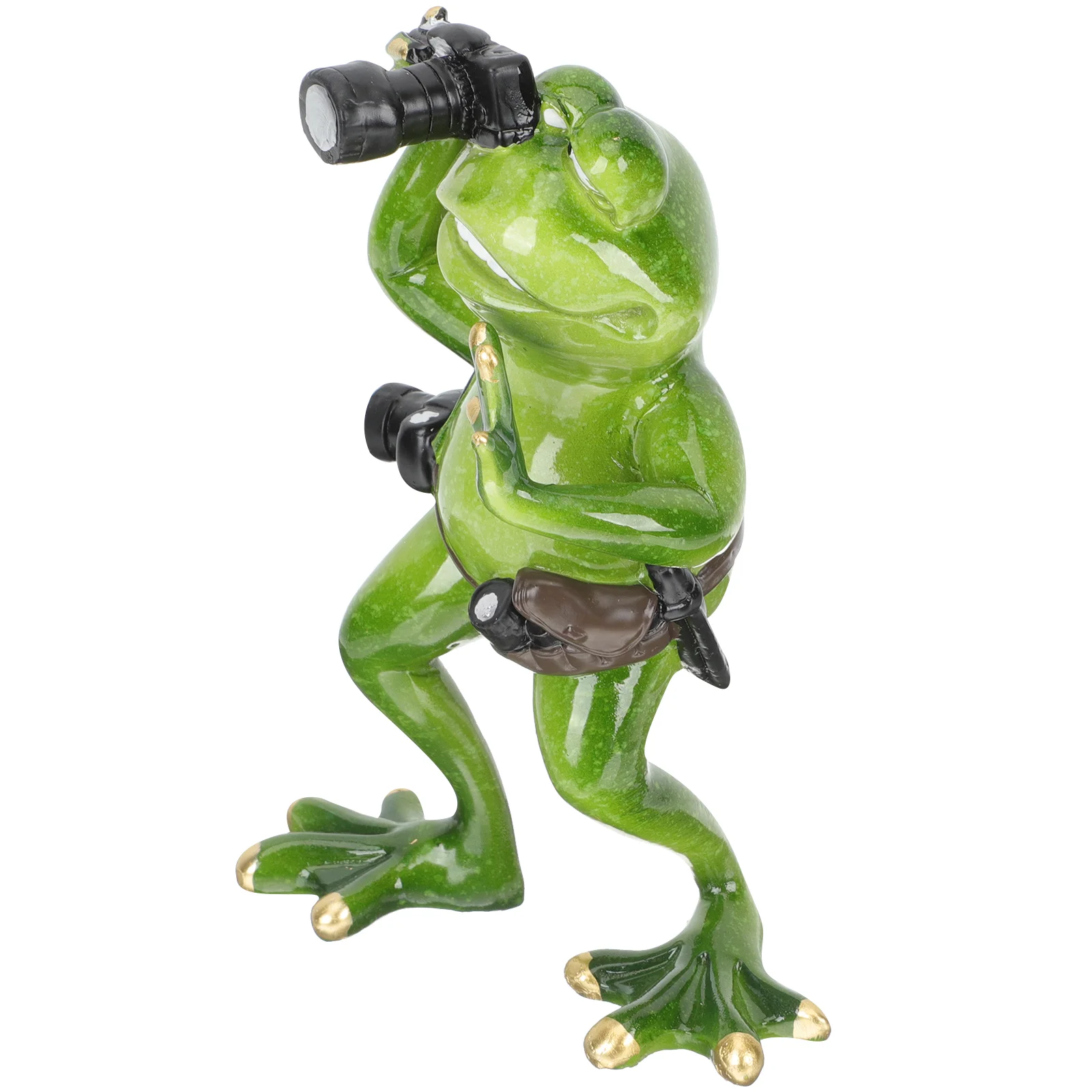 

Frog Frogs Decor Figurine Resin Statue Decorations Ornament Garden Sculpture Home Cats Pottery Winstanleydecoration