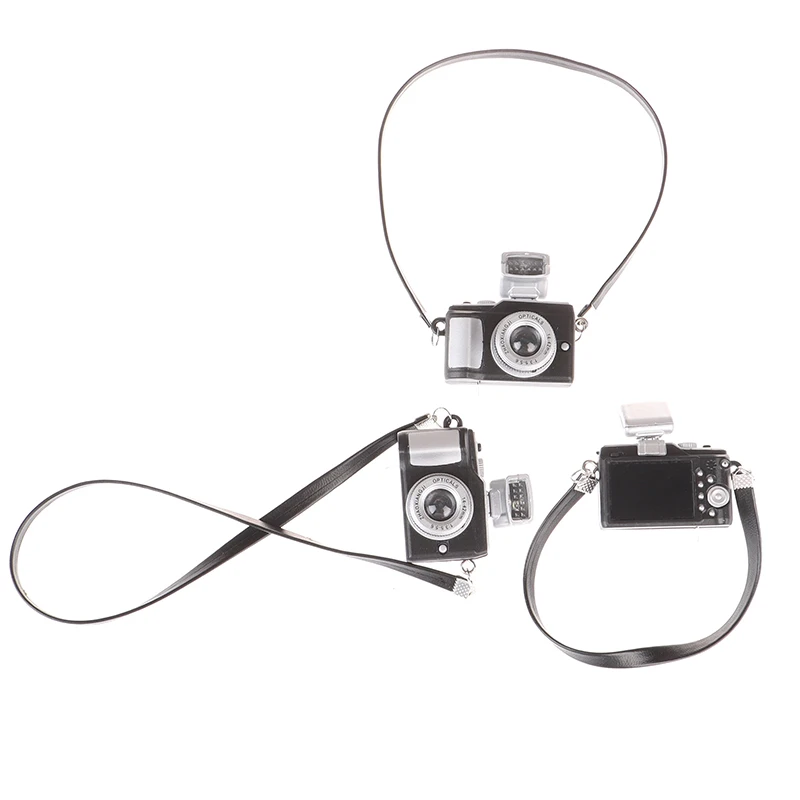

1Pc New Fashion Super Cute Mini Doll Accessories Retro Camera Dollhouse Miniature Decoration Toy For Children Gift