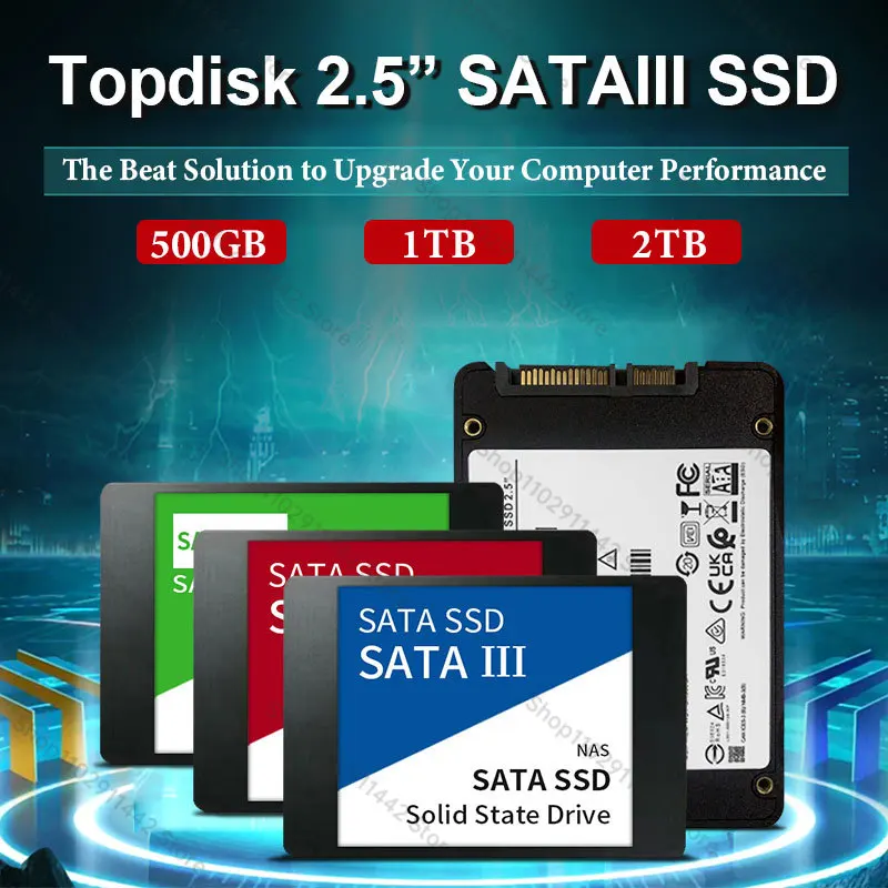 

Original SSD 2.5Inch 2TB internal Solid State Drives SATAIII High Speed SSD 1TB M.2 4TB Hard Drive For Laptop/Computer/mac/ps5