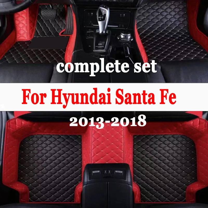 Автомобильные коврики для Hyundai Santa Fe пять сидений 2013 2014 2015 2016 2017 2018 автомобильные