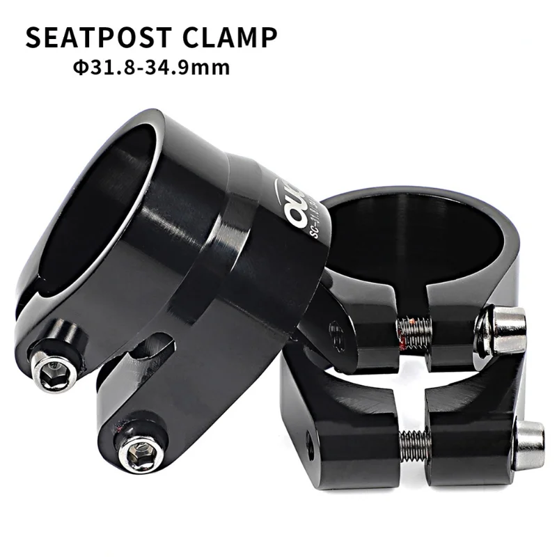 

Bicycle Seatpost Clamp 31.8mm/ 34.9mm Double Layer Aluminum Alloy Seatposts Clamps Bike Seat Post Clamp Cycling Accessories