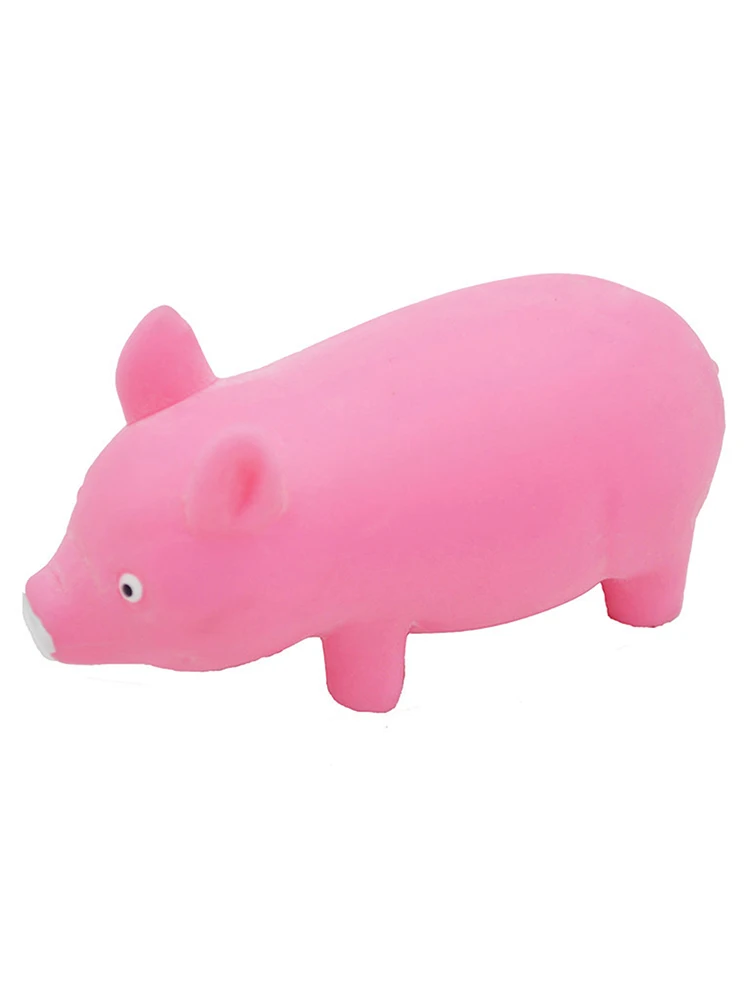 

Pink Pig Sensory Fidget Toy Portable Squeeze Animal Calming Toys