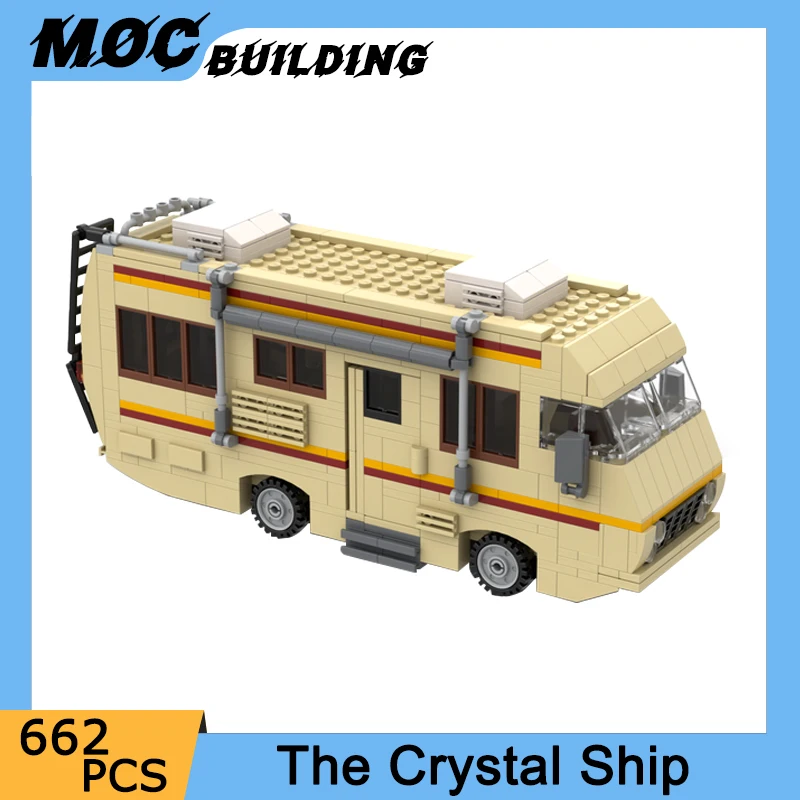 Конструктор MOC классический из фильма автобус модель автомобиля кулинарная