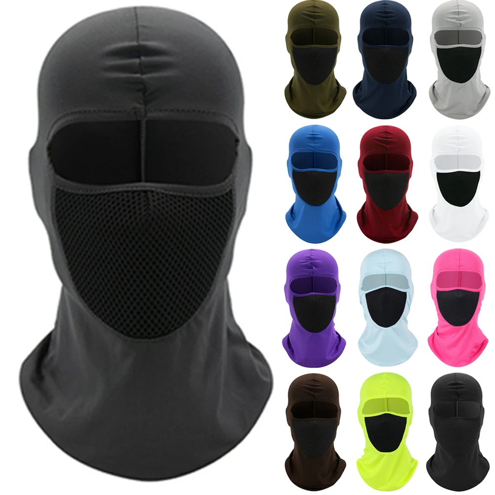 

Outdoor Balaclava Full Face Mask Hood Motorcycle Bandana Cycling Hunting Hat UV Protection Neck Gaiter Cycling Equipment