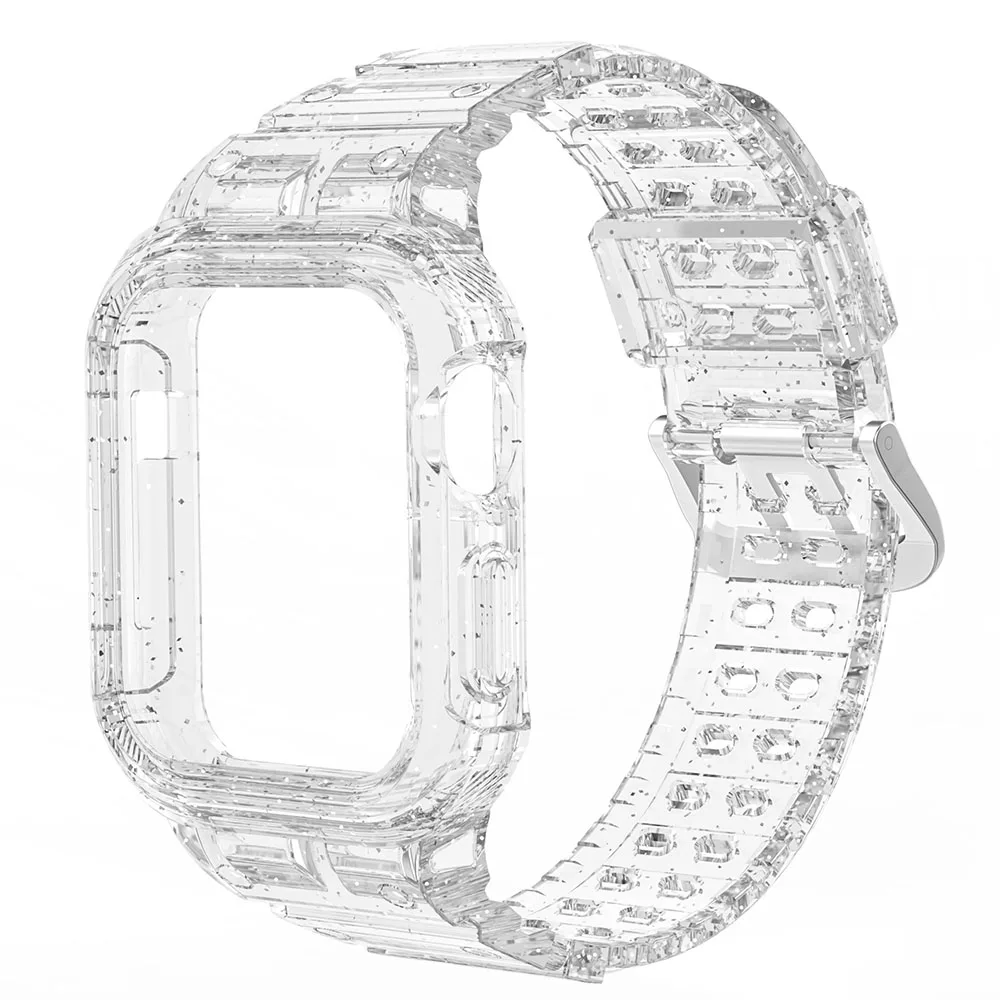Водонепроницаемый ремешок для Apple Watch Band 7 45 мм 38 мм 40 мм 42 мм 41 мм 44 мм