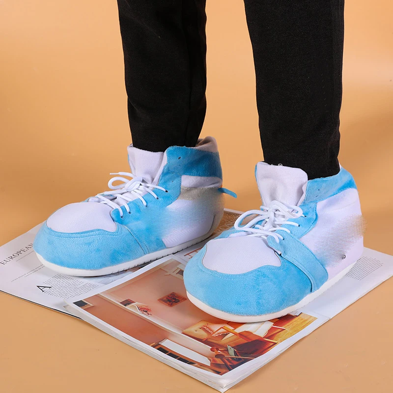 House Floor Cotton Shoes Sneakers Men Woman Winter Warm Slippers Women Cute Home Slippers Unisex One Size EU 35-44 Plush Sliders