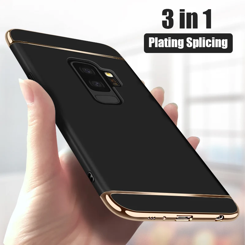 

Luxury 3 in 1 Case For Samsung Galaxy S21 S20 Ultra S10 S9 Plus S10E A51 A71 A50 A70 A9S A9 A7 J4 J6 A6 A8 Plus 2018 Hard Cover