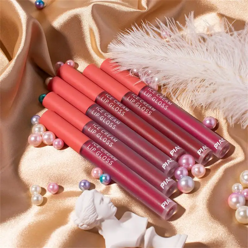 

Intense Color Lip Gloss Velvet Matte Lip Tint Colored Tint Liquid Lipstick Lasting Light Comfort Lips Makeup Cosmetics TSLM1