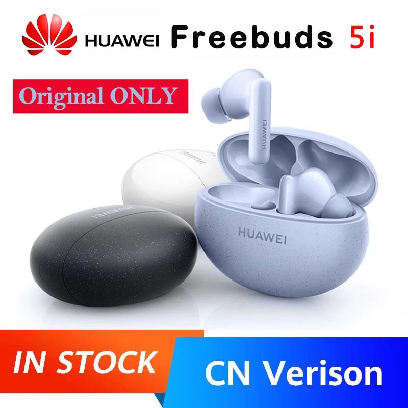

IN STOCK Original HUAWEI Freebuds 5i TWS Earphones Wireless Headphones 10mm Dynamic Unit ANC 42dB Hi-Res High-Res Sound Quality