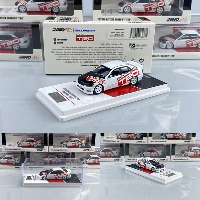 

INNO alloy 1:64 Toyota RS200 biting shark Altezza TRD with Kajang simulation car model collection decoration gift