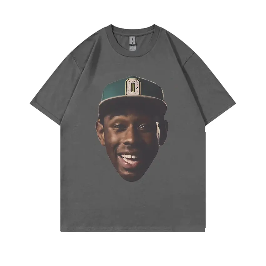 Famous Tyler The Creator Chromakopia Face Graphic T-shirts Men Women Fashion Hip Hop T Shirt Tops Male Cotton Oversized Shirts