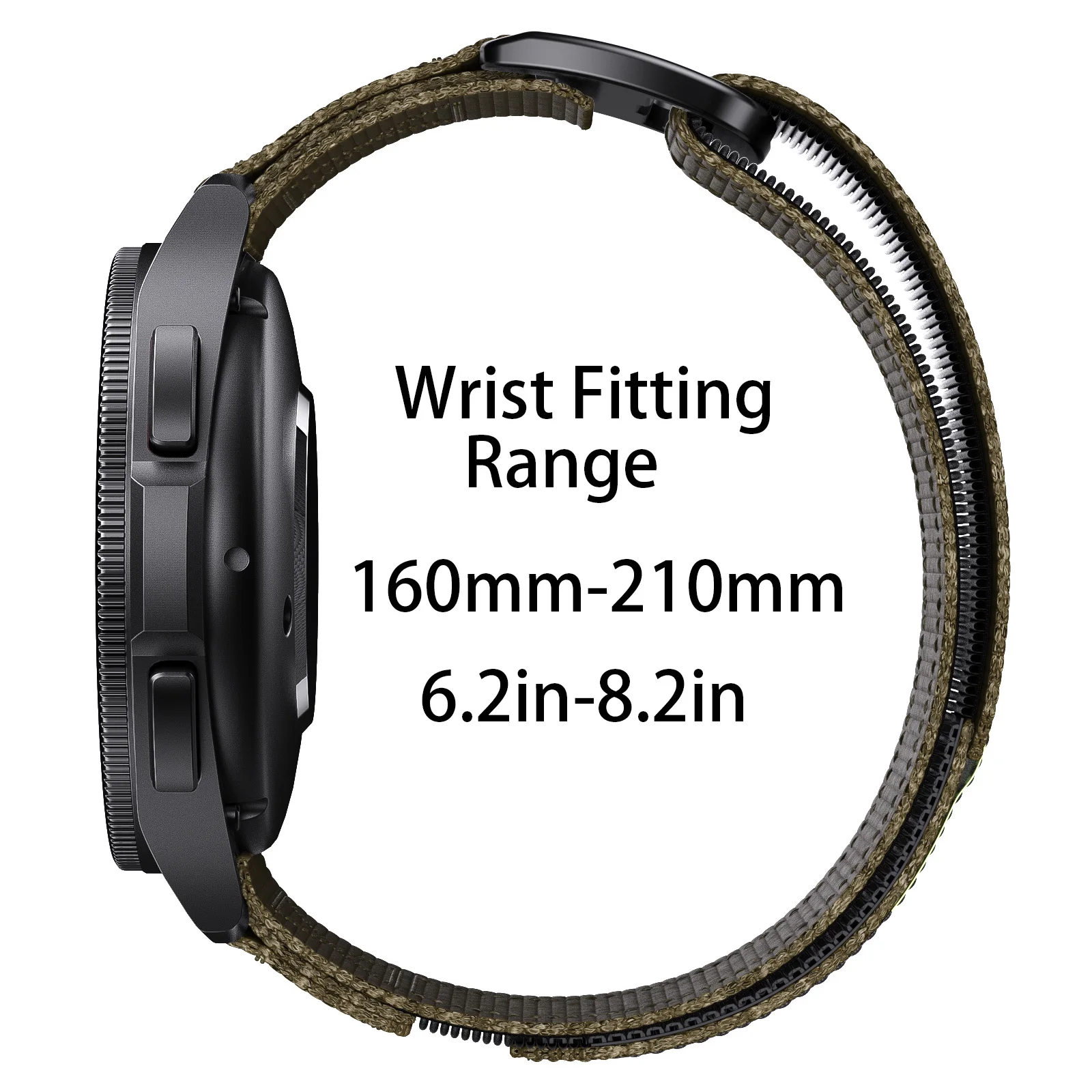 Фото Нейлоновый ремешок 20 мм 22 мм для Garmin Forerunner 245/255/265, универсальный ремешок для часов 20 мм 22 мм для Garmin vivoactive 3 MUSIC №3