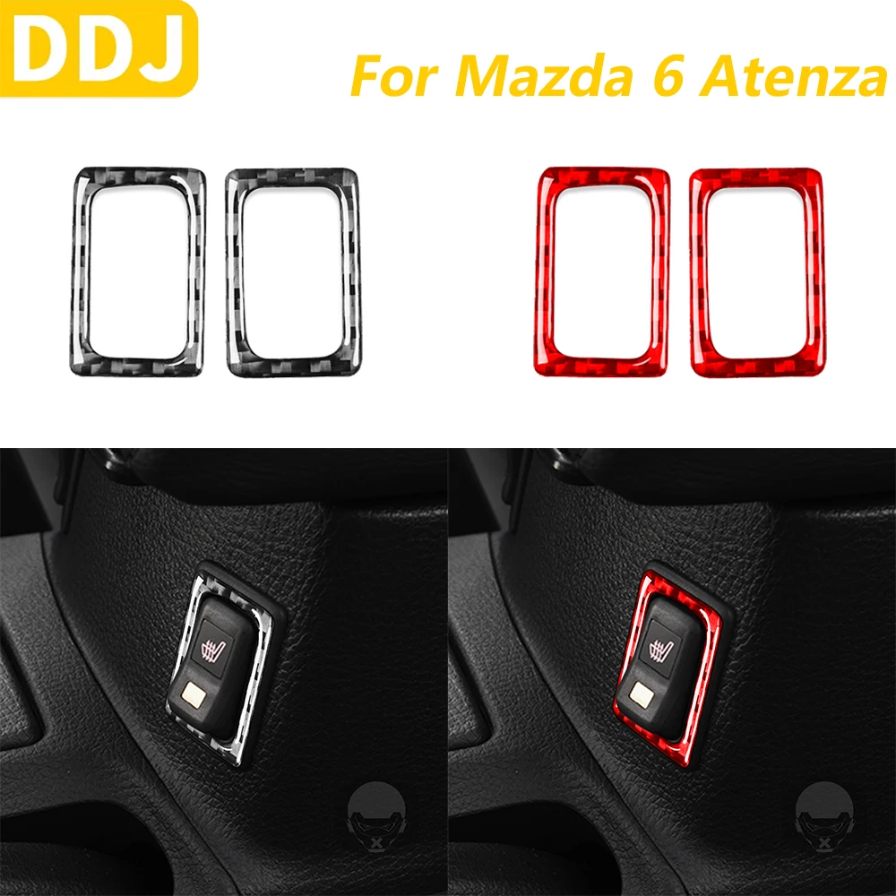 Для Mazda 6 Atenza 2006-2008 углеродное волокно с подогревом вентиляционная панель