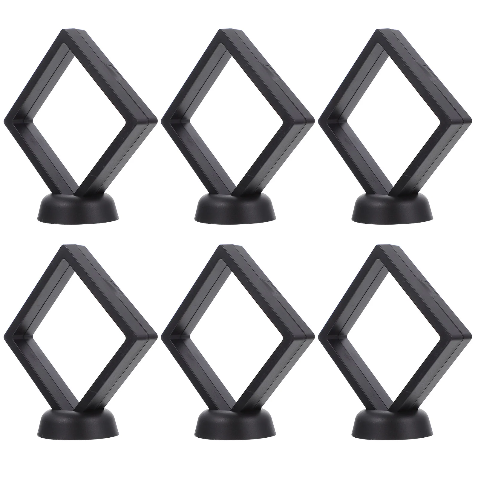 

6 комплектов, Прозрачные витрины для ожерелья