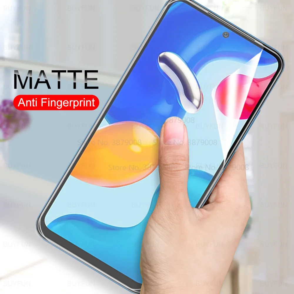 

Гидрогелевая матовая пленка для xiaomi redmi note 11 pro, Матовая Мягкая Защитная пленка для экрана xiomi redmy note 11 s note11 s 11pro
