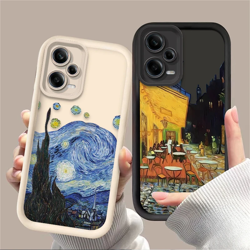 Чехол Art Van Gogh Landscape Oil для Xiaomi Redmi Note 14 13 12 11 Pro Plus 5G 12S 11S 10S 10 9 14C 13C 12C 4G A3 A3X