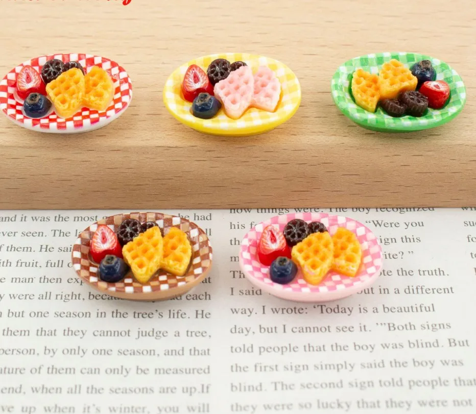 

Кавайи смоляные фигурки еды набор из 100 штук