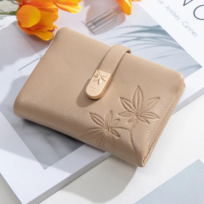 

Brand Printing Small Wallets For Women Card Holder Zipper Hasp Coin Purses Ladies Short Clutch Bag Female Wallet High Quality