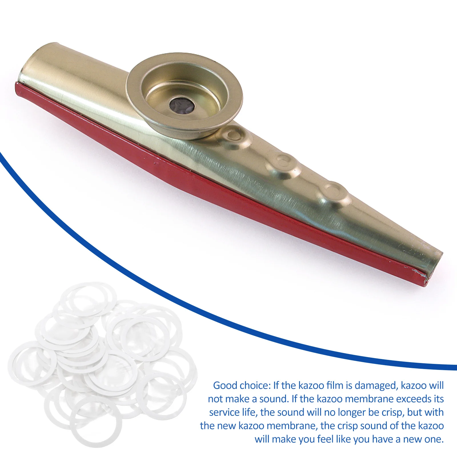 50 шт. аксессуары для прозрачных флейт диафрагма Kazoo прозрачные диафрагмы